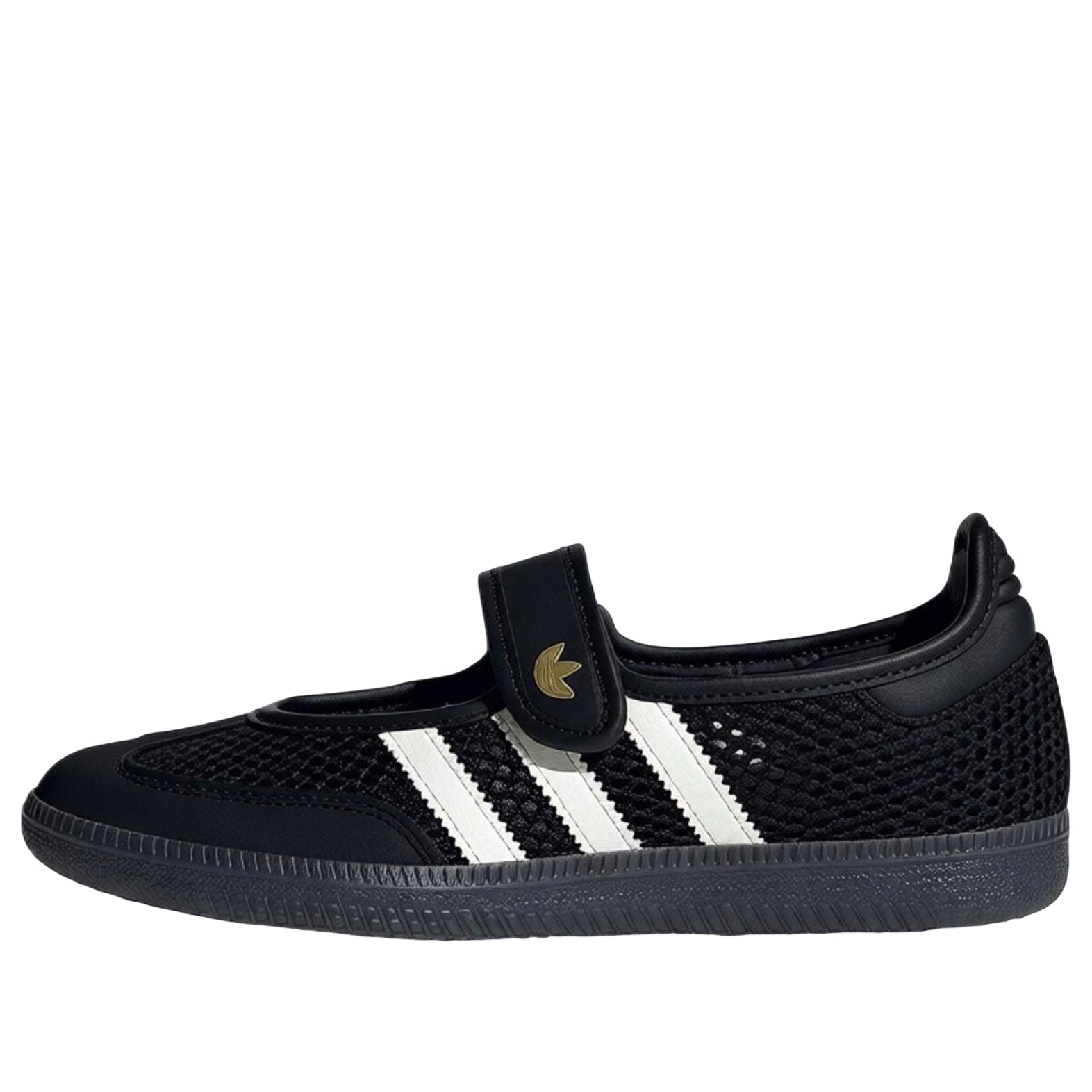 Adidas Samba Jane 'Core Black Off White Gold Metallic'