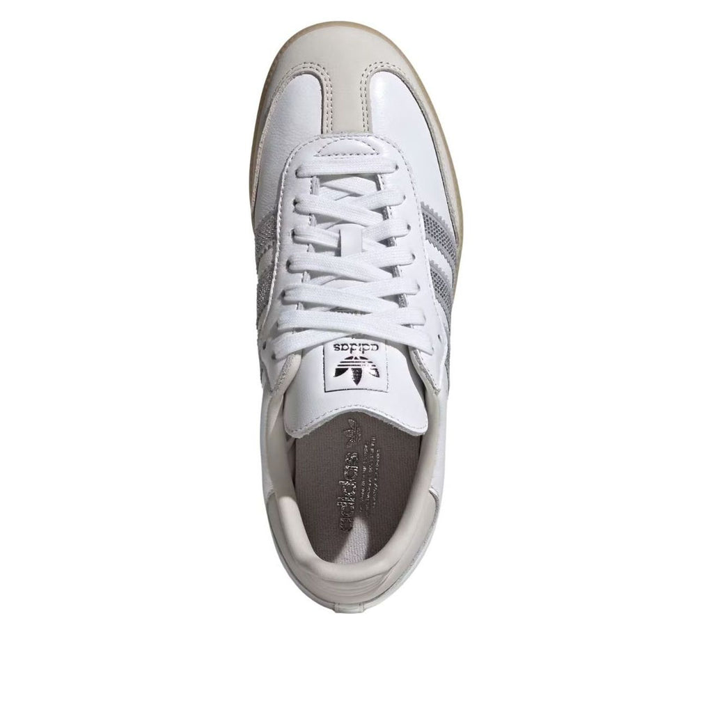 (WMNS) Adidas Samba OG 'White Silver Metallic'