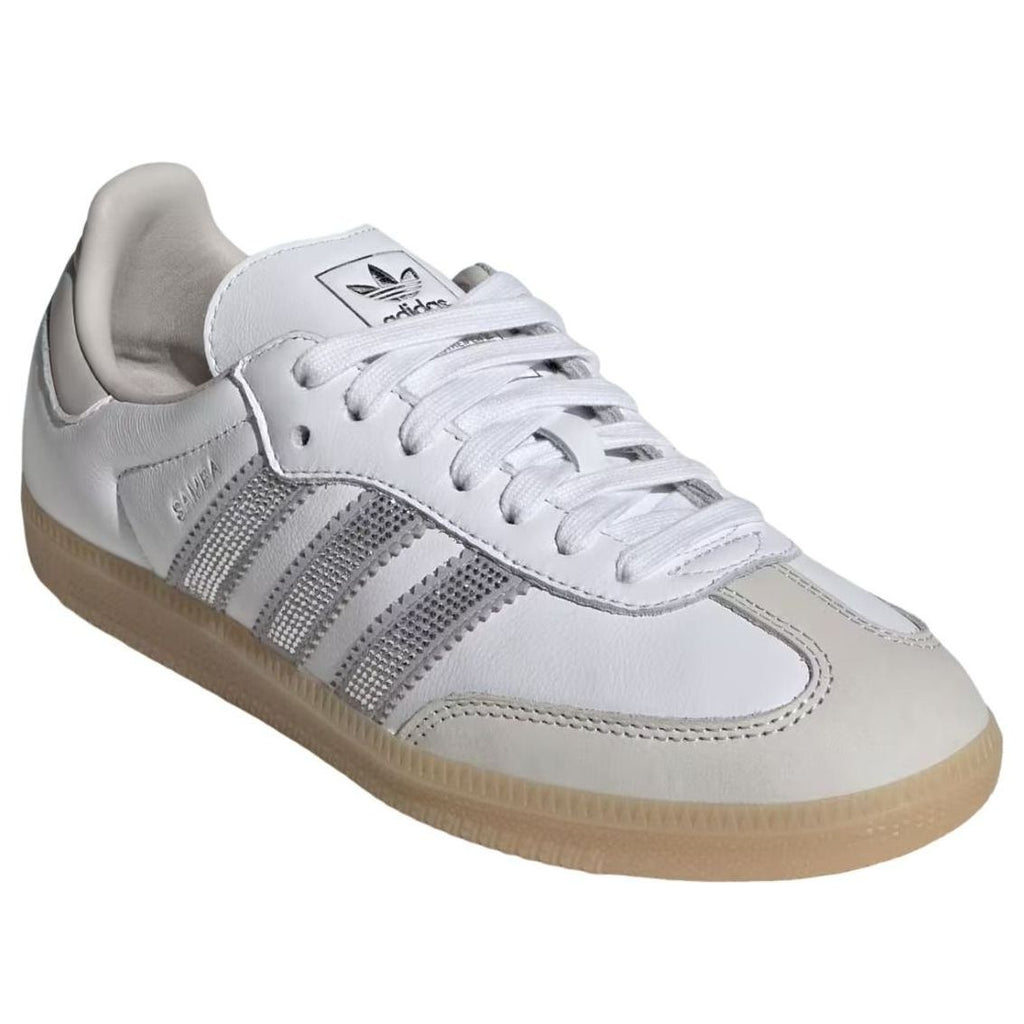 (WMNS) Adidas Samba OG 'White Silver Metallic'