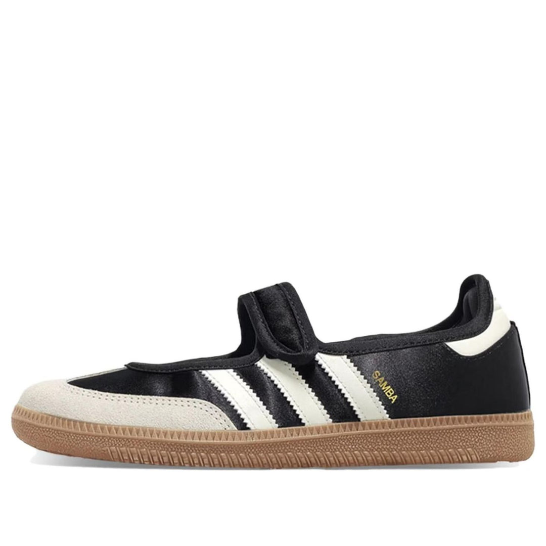 adidas Samba Jane 'Black White Gold Metallic' (IH9207)