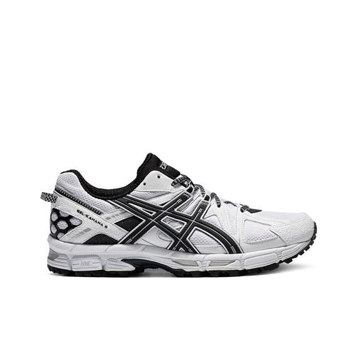 ASICS Gel-Kahana 8 Athletic Running Shoe – White/Black (Unisex)