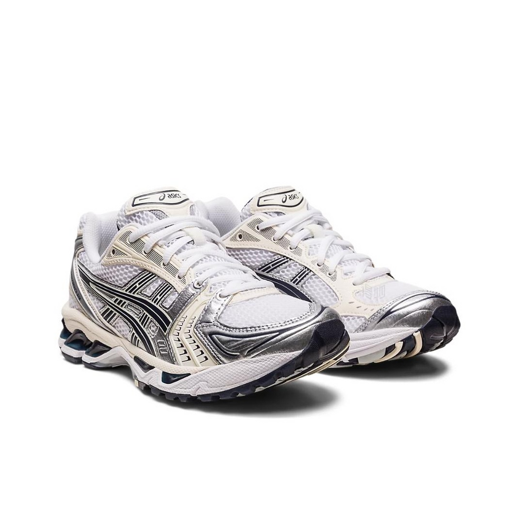 ASICS Gel-Kayano 14 Retro Running Shoe – Women's White/Black/Silver
