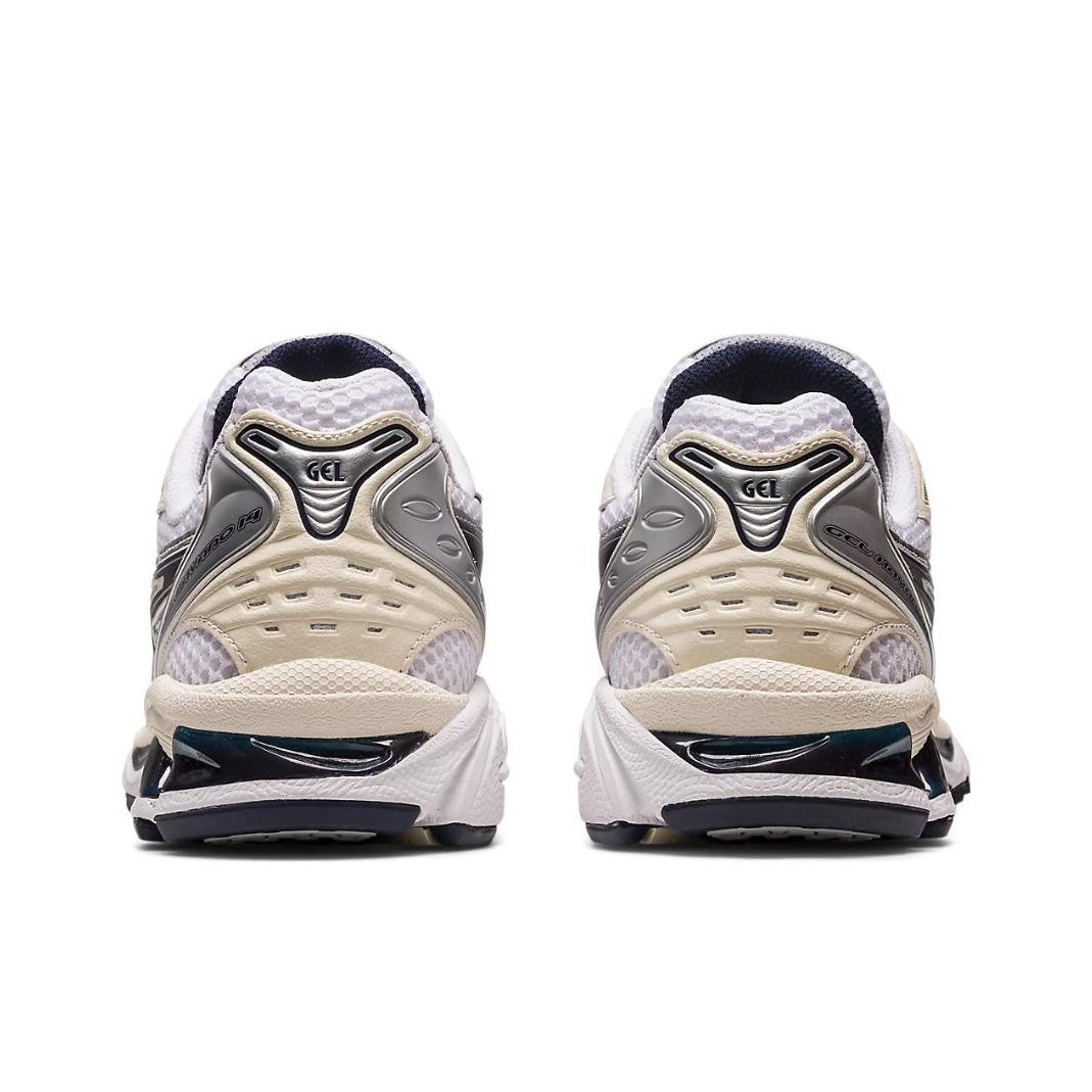 ASICS Gel-Kayano 14 Retro Running Shoe – Women's White/Black/Silver