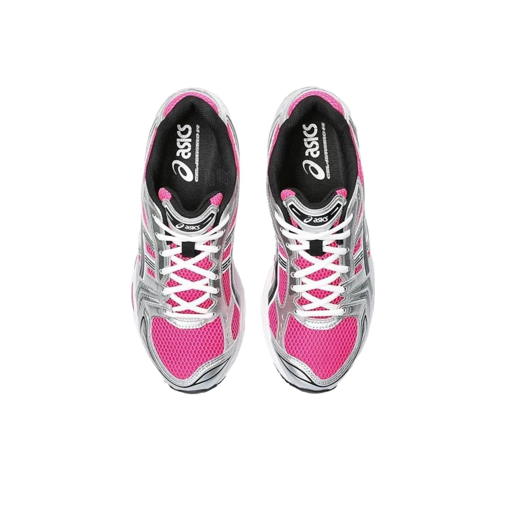 ASICS Gel-Kayano 14 Running Shoe – Unisex Silver/Pink/Black