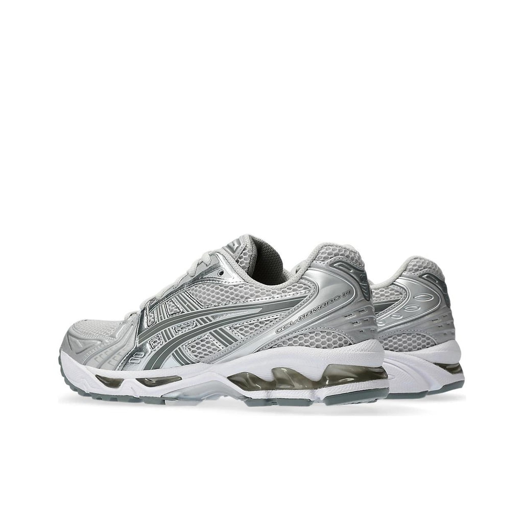 ASICS Gel-Kayano 14 Marathon Running Shoe – Unisex Silver/Grey