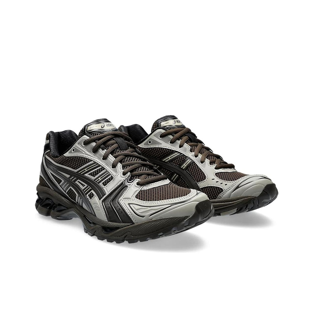 Undermycar x atmos x ASICS Gel-Kayano 14 Unisex Low-Top Casual Running Sneaker – Black/Grey/Brown