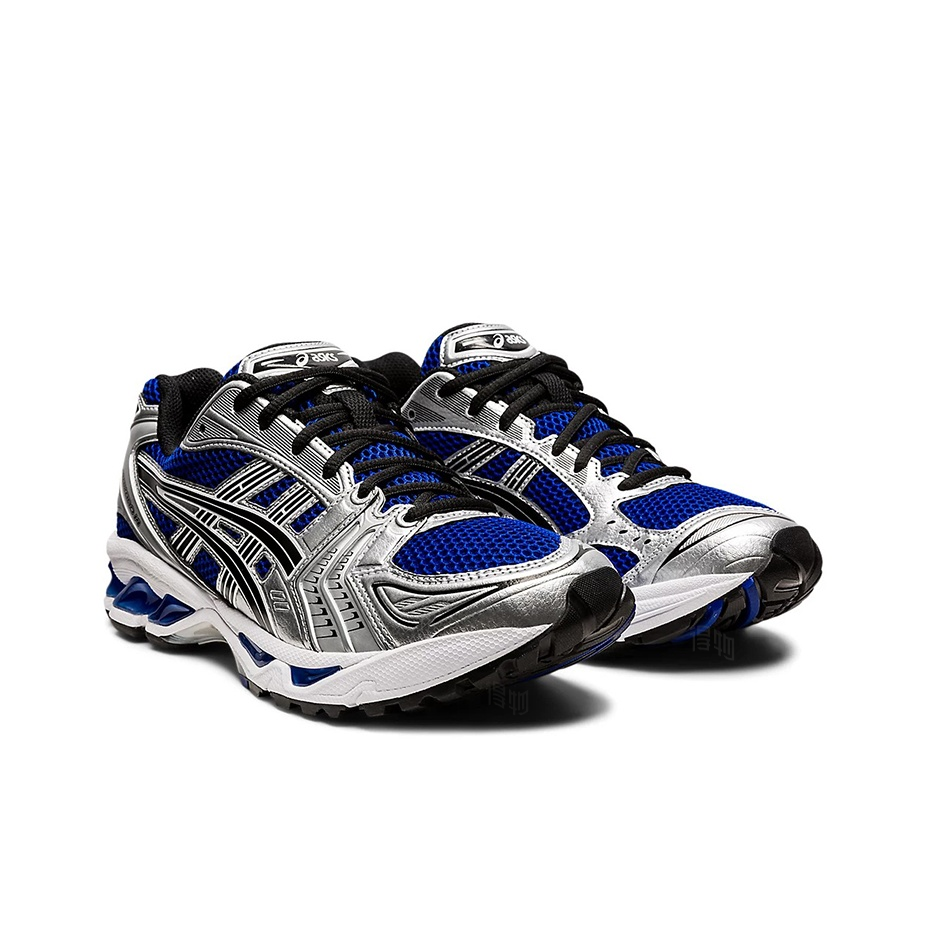 ASICS Gel-Kayano 14 Men’s Low-Top Casual Running Sneaker – Silver/Blue