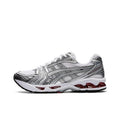 ASICS Gel-Kayano 14 Unisex Low-Top Casual Running Sneaker – Silver/White