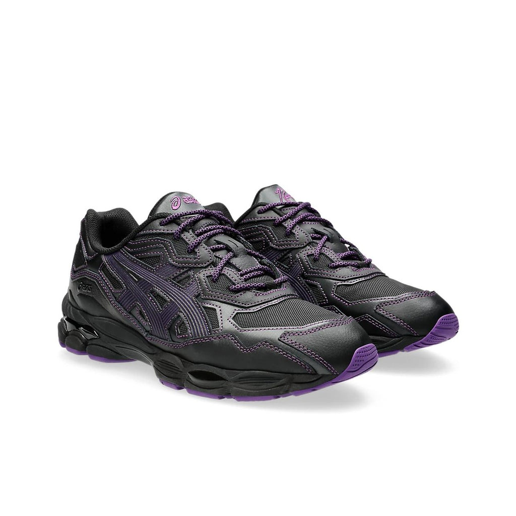 Needles x ASICS GEL-NYC Black Purple Unisex Low-Top Leather Lifestyle Sneaker